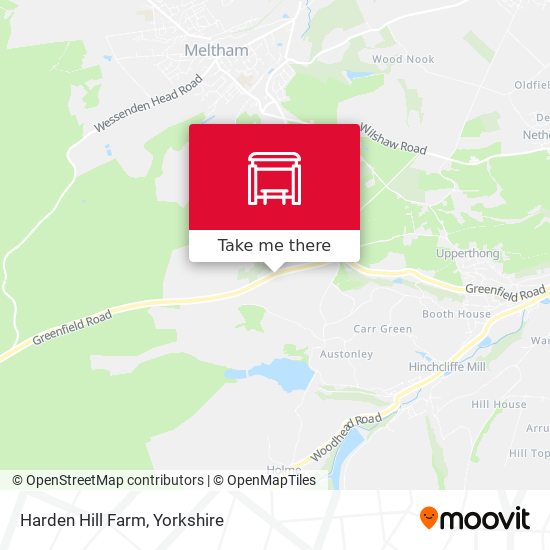 Harden Hill Farm map