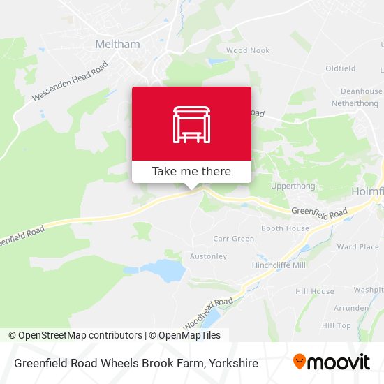 Greenfield Road Wheels Brook Farm map