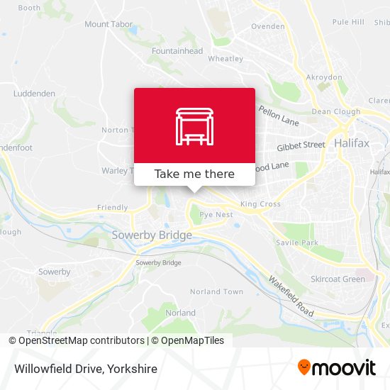 Willowfield Drive map