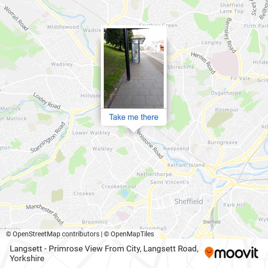 Langsett - Primrose View From City, Langsett Road map