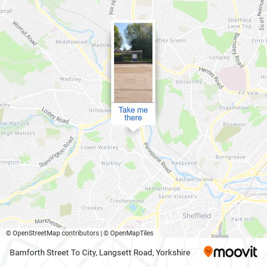 Bamforth Street To City, Langsett Road map
