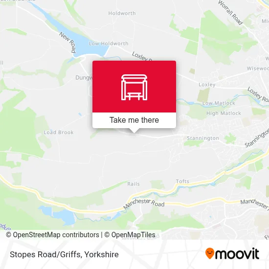 Stopes Road/Griffs map