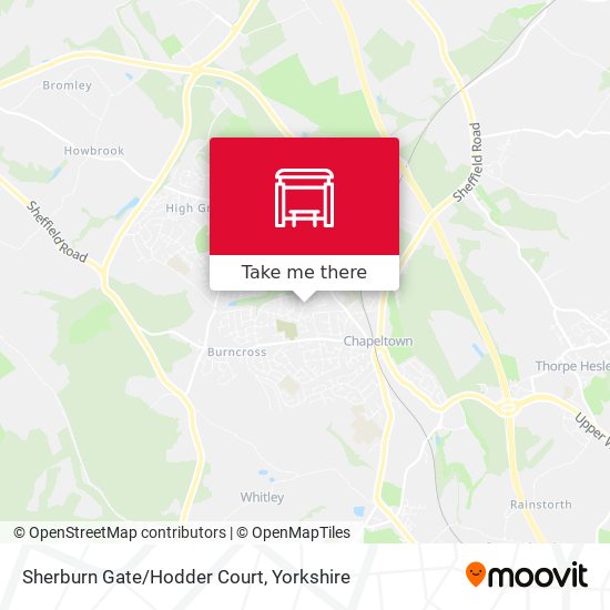 Sherburn Gate/Hodder Court map