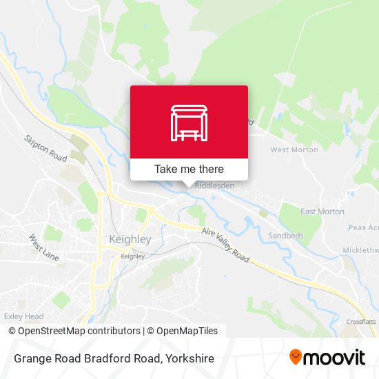 Grange Road Bradford Road map