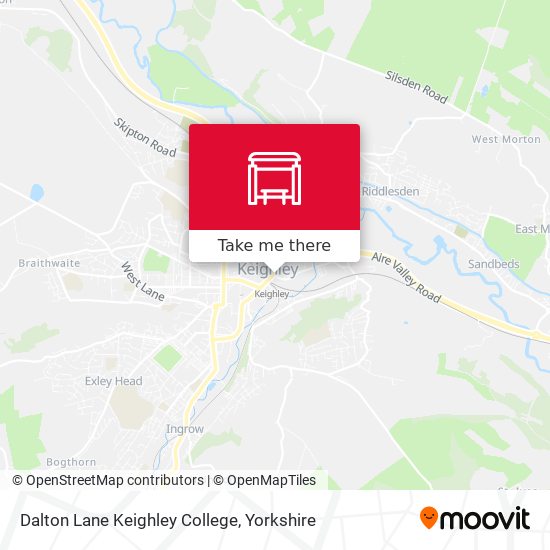 Dalton Lane Keighley College map