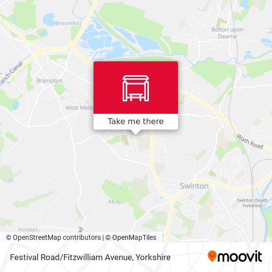 Festival Road / Fitzwilliam Avenue map