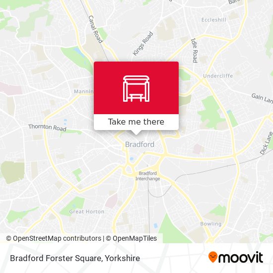 Bradford Forster Square map