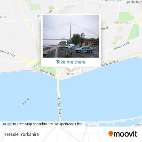 Hessle map