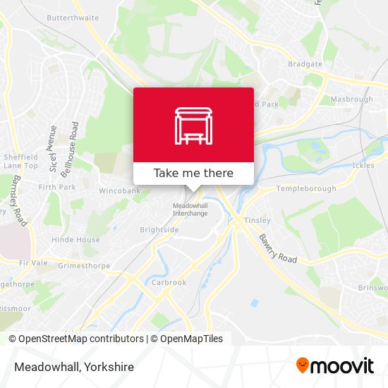 Meadowhall map