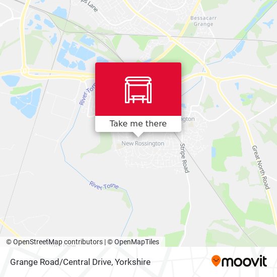 Grange Road/Central Drive map