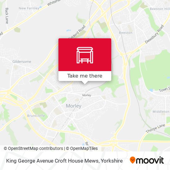 King George Avenue Croft House Mews map