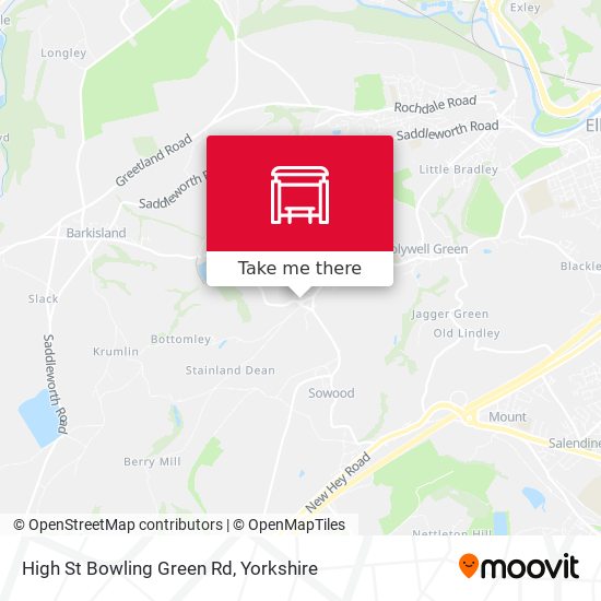 High St Bowling Green Rd map