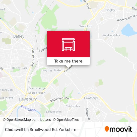 Chidswell Ln Smallwood Rd map