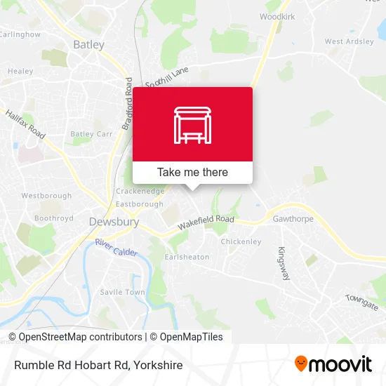 Rumble Rd Hobart Rd map