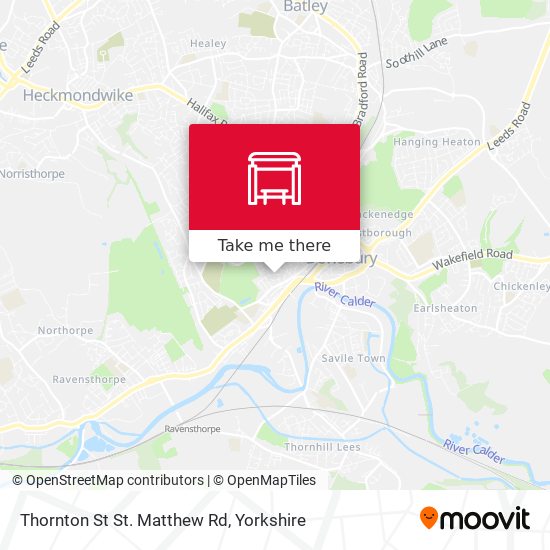 Thornton St St. Matthew Rd map