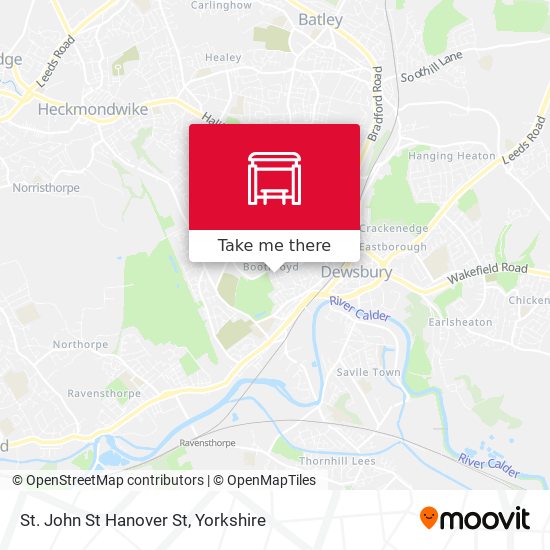St. John St Hanover St map