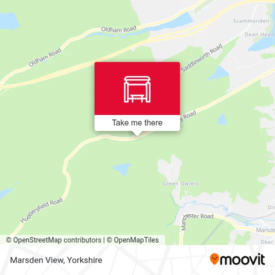 Marsden View map