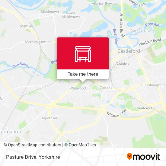 Pasture Drive map