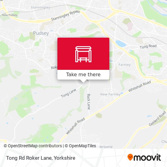 Tong Rd Roker Lane map