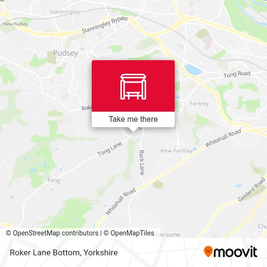 Roker Lane Bottom map