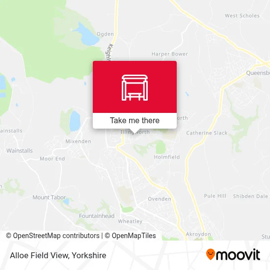 Alloe Field View map