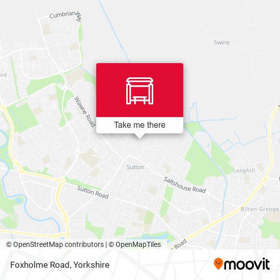 Foxholme Road map