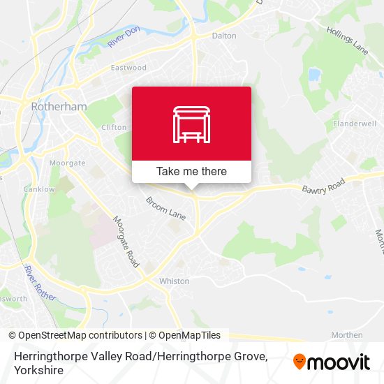 Herringthorpe Valley Road / Herringthorpe Grove map