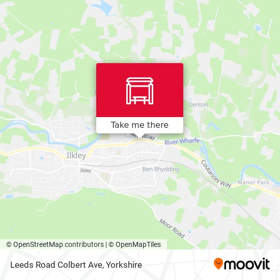 Leeds Road Colbert Ave map