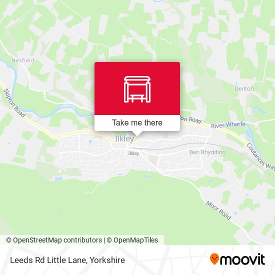 Leeds Rd Little Lane map