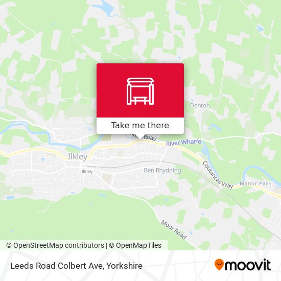 Leeds Road Colbert Ave map