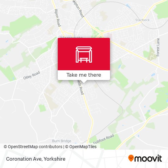 Coronation Ave map