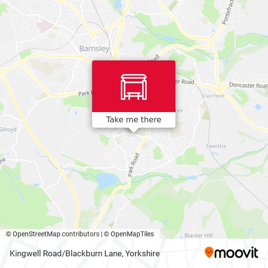 Kingwell Road/Blackburn Lane map