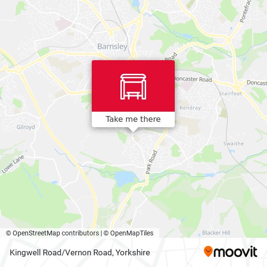 Kingwell Road/Vernon Road map