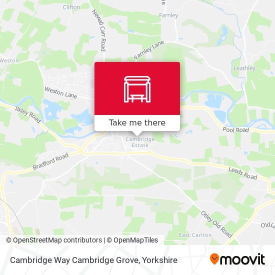 Cambridge Way Cambridge Grove map