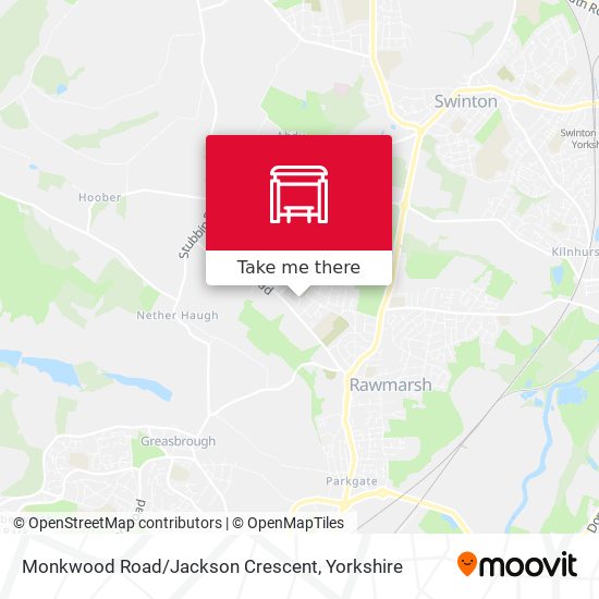 Monkwood Road/Jackson Crescent map