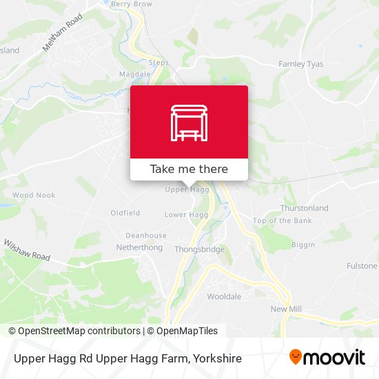 Upper Hagg Rd Upper Hagg Farm map