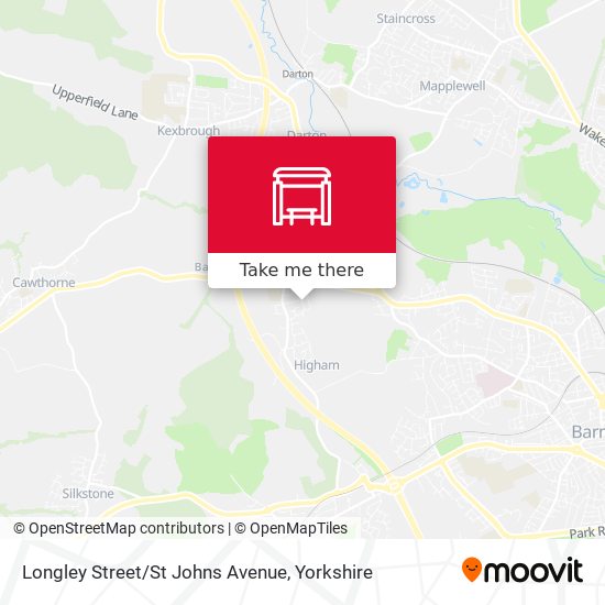 Longley Street/St Johns Avenue map