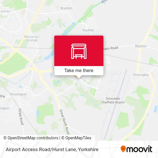 Airport Access Road/Hurst Lane map
