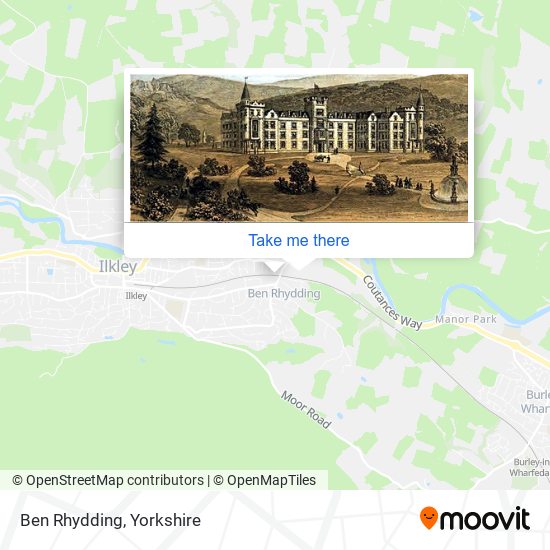 Ben Rhydding map