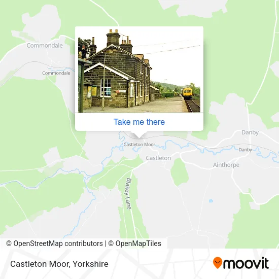 Castleton Moor map