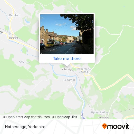 Hathersage map