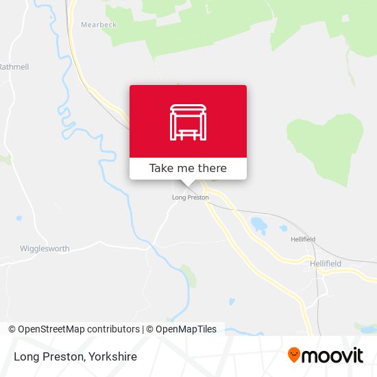 Long Preston map