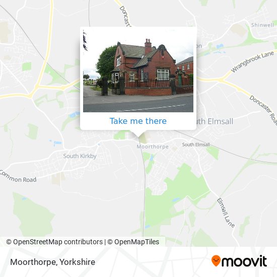 Moorthorpe map