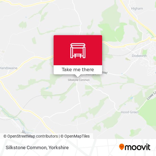 Silkstone Common map