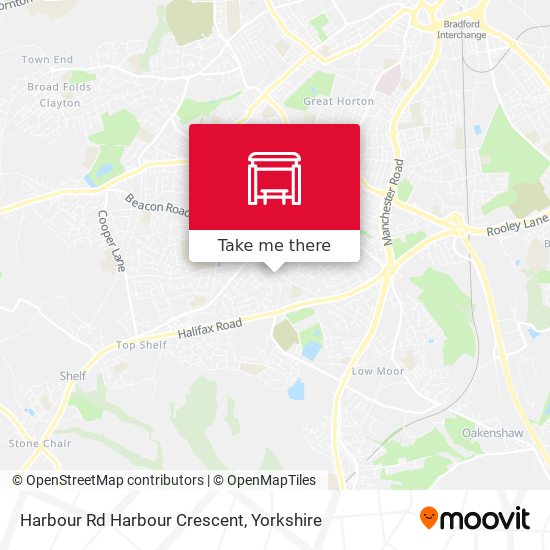 Harbour Rd Harbour Crescent map