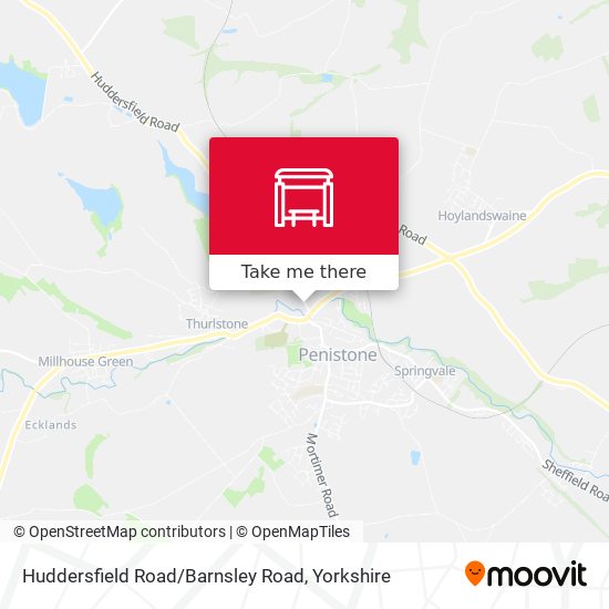 Huddersfield Road / Barnsley Road map