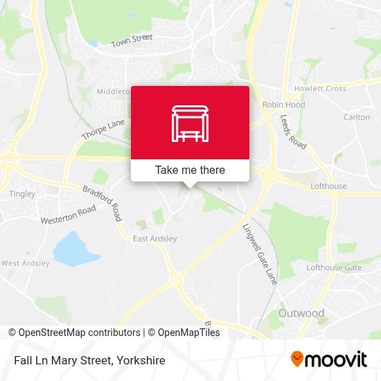 Fall Ln Mary Street map