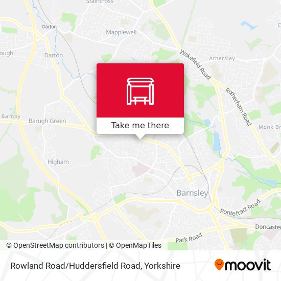 Rowland Road/Huddersfield Road map