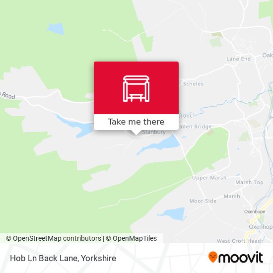 Hob Ln Back Lane map