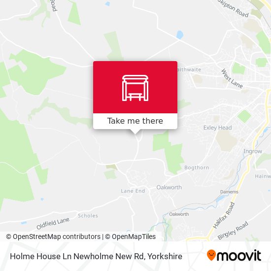 Holme House Ln Newholme New Rd map